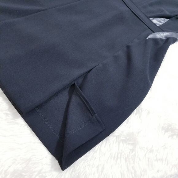 The Kooples Leather Details Sheath Dress Slit - Picture 9 of 12